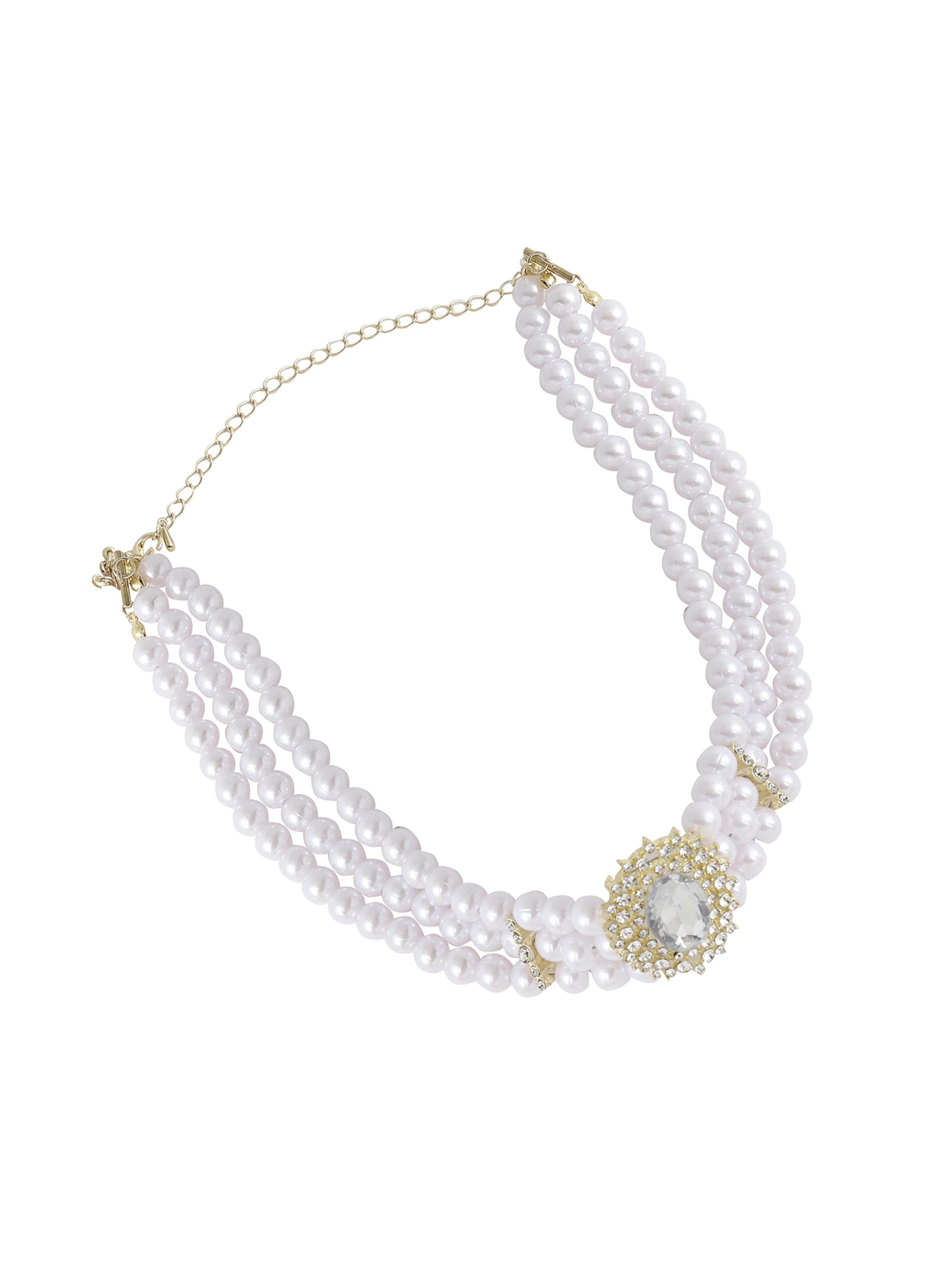 SOHI Kett 'Sumanpreet', värv valge: eest vaates