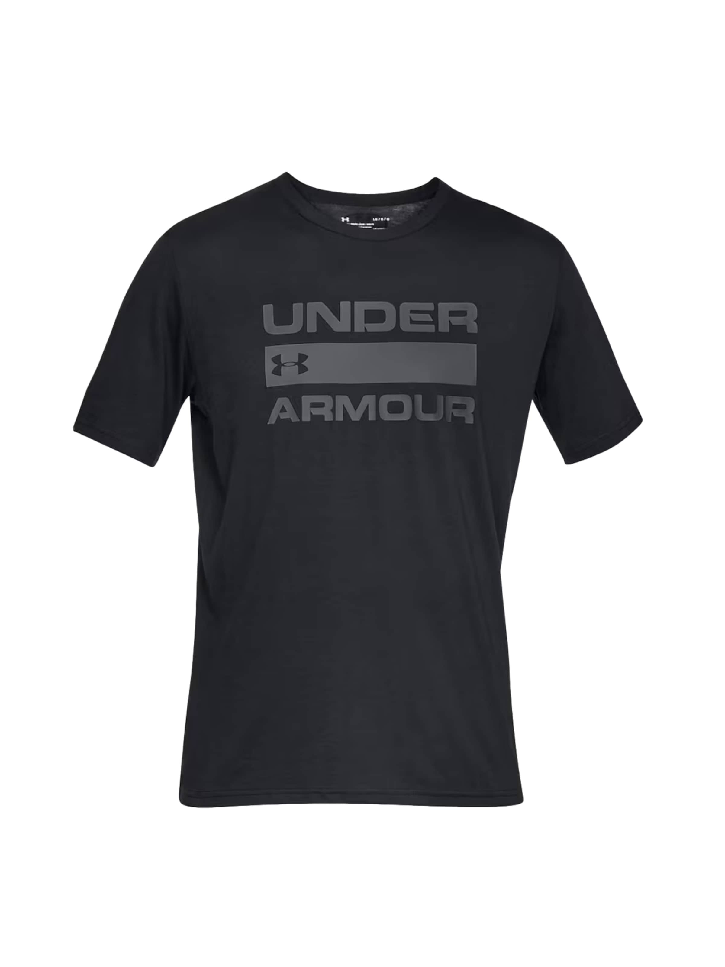 UNDER ARMOUR Shirt 'Team Issue Wordmark' in de kleur Zwart, Productweergave