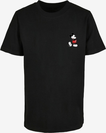 ABSOLUTE CULT Shirt 'Mickey Mouse - Kickin Retro' in Black: front