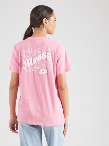 ELLESSE Футболка 'Campofelice' в Ярко-розовый: спереди