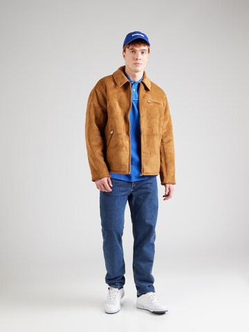 TOPMAN Демисезонная куртка в Коричневый
