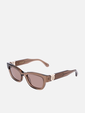 FERRAGAMO Sonnenbrille‌‌‌‌‌‌‌ in Braun: Vorderseite