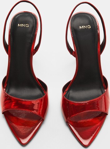 Sandale 'Beca' de la MANGO pe roșu