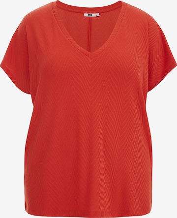 WE Fashion Shirt in Orange: front