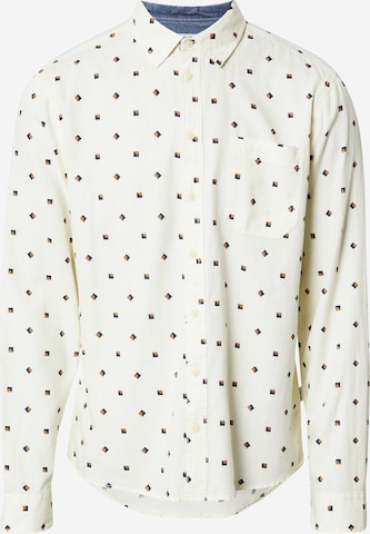 BLEND Button Up Shirt in Beige: front