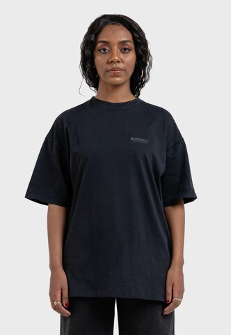 Oldskull Shirt 'Peach Dyed Basic Oldskull' in Black