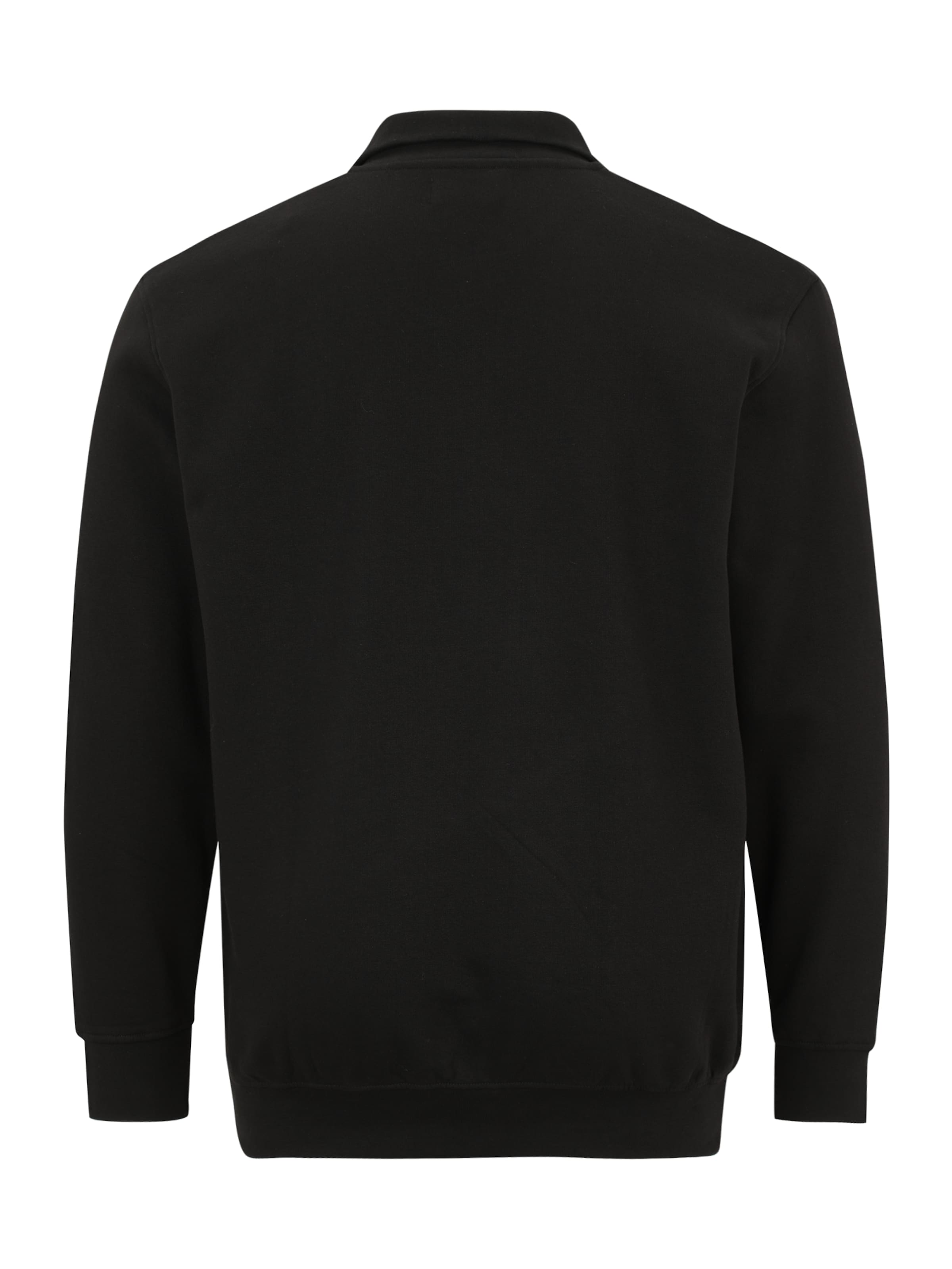 Jack & Jones Plus - Sudadera 'JJESoho' en negro