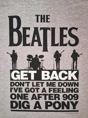 The Beatles Shirt 'Beatles – Get Back  T-Shirt' in Grijs