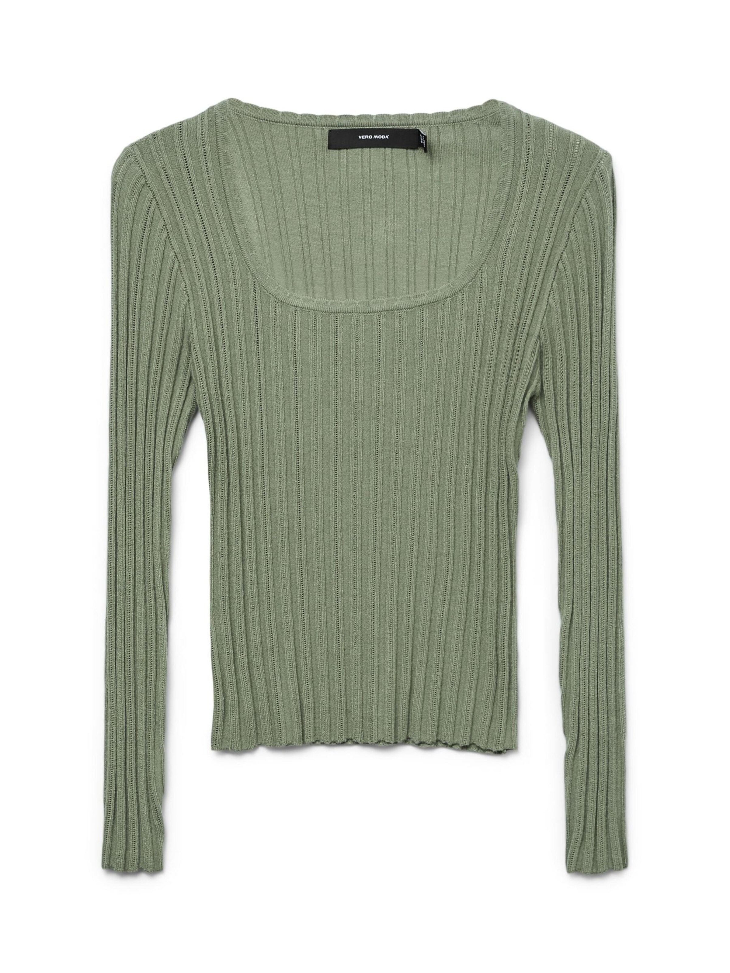 VERO MODA Pullover 'VMCecilie' in Grün: Vorderseite