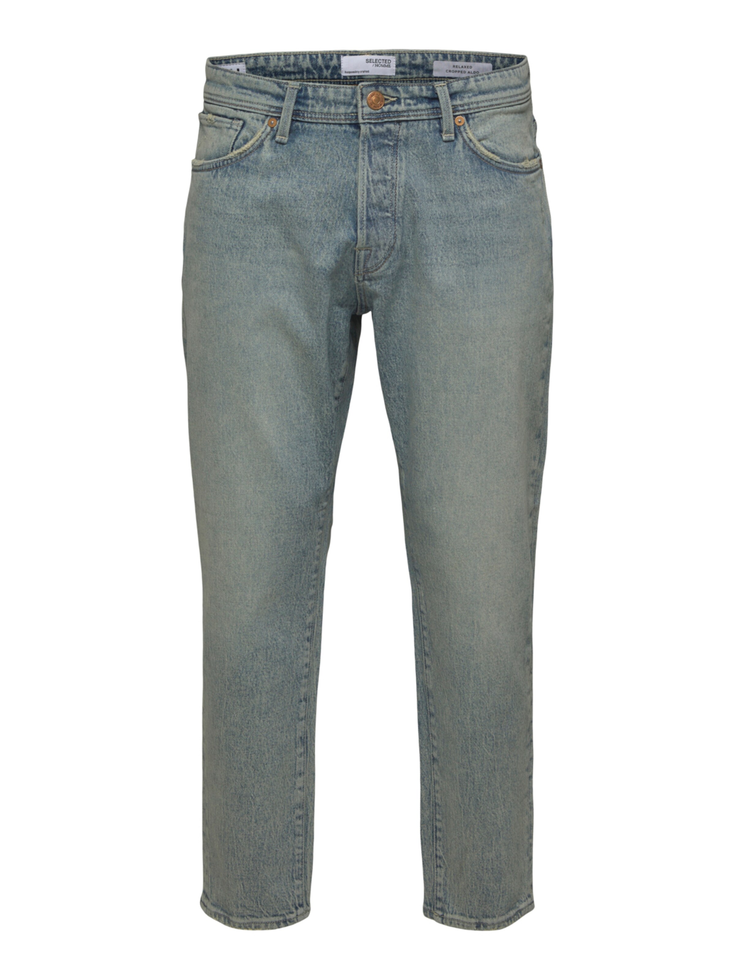 Männer Jeans SELECTED HOMME Jeans in Pastellblau - OB12535 Männer Jeans SELECTED HOMME Jeans in Pastellblau - OB12535