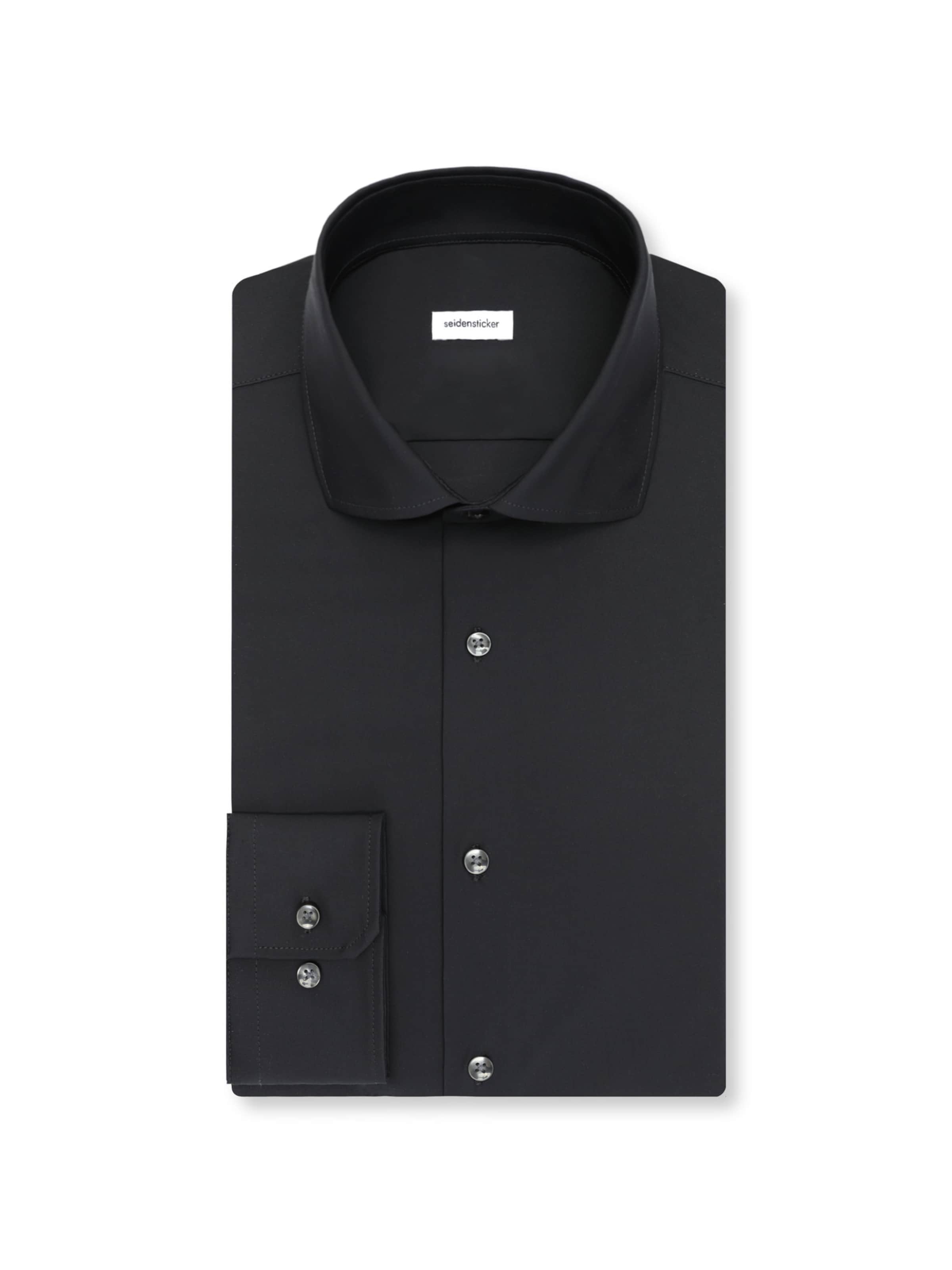 Coupe slim Chemise business SEIDENSTICKER en noir