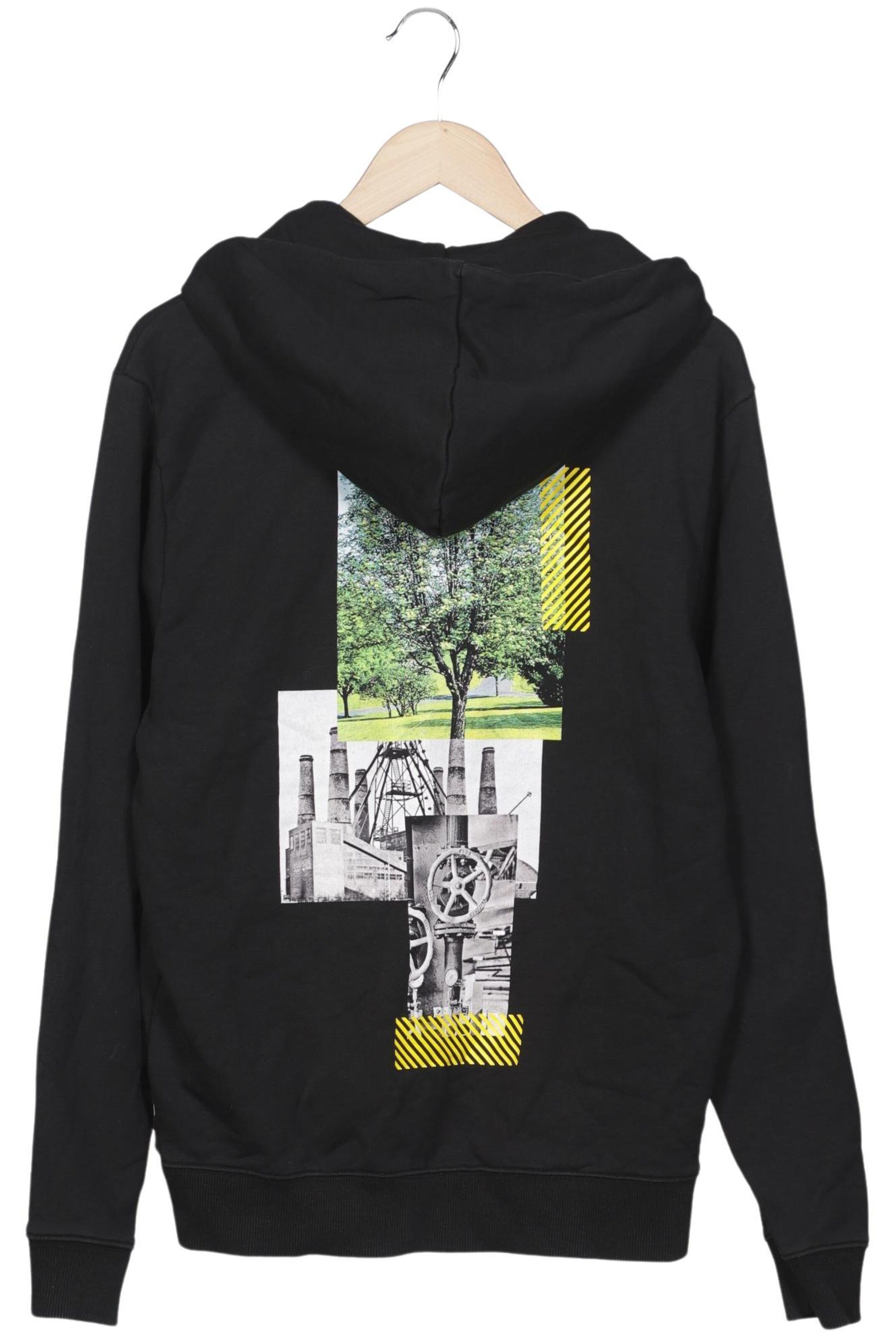 HUGO Sweatshirt & Zip-Up Hoodie in S in Black