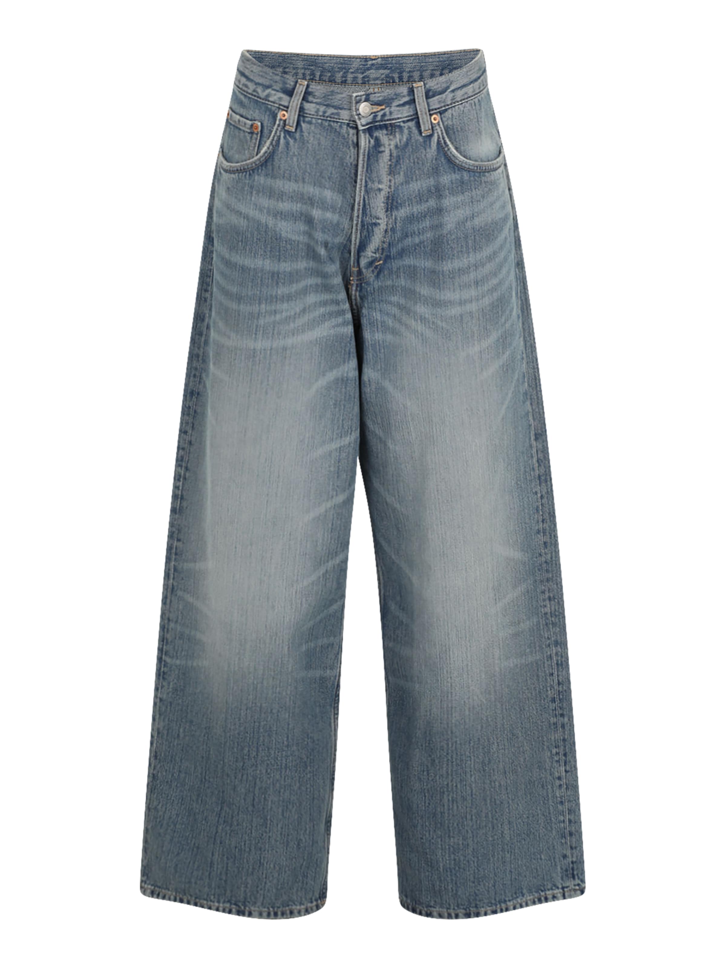 WEEKDAY Baggy Jeans in Blue: front