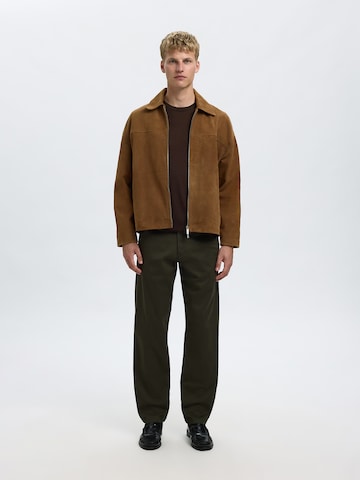 Pull-over SELECTED en marron