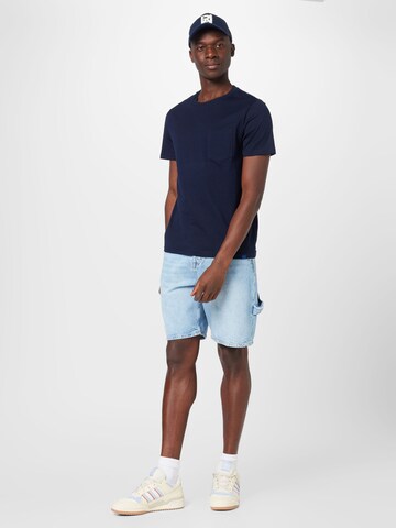 Regular Jean QS en bleu