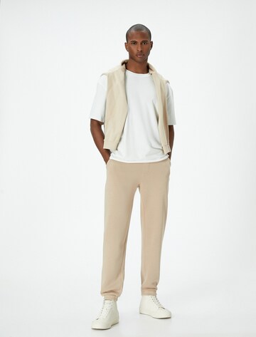 Koton Tapered Broek in Beige