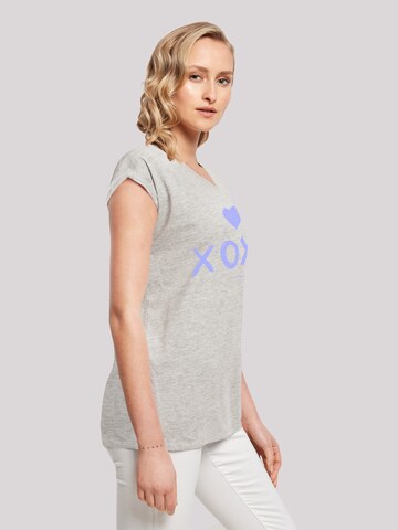 F4NT4STIC Shirt 'Valentinstag' in Grey