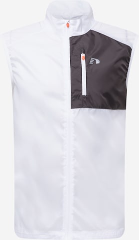 Newline Vest in White: front