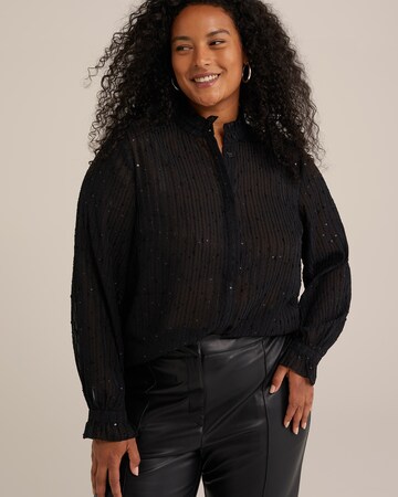 WE Fashion Bluse i sort: forside