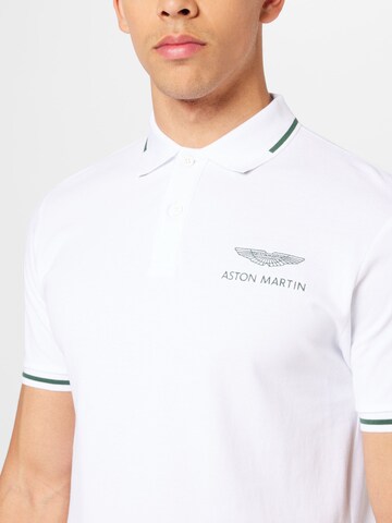 Hackett London Тениска в бяло