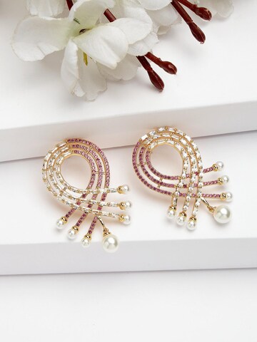 Boucles d'oreilles 'Bernadettena' AVANT-GARDE PARIS en rose