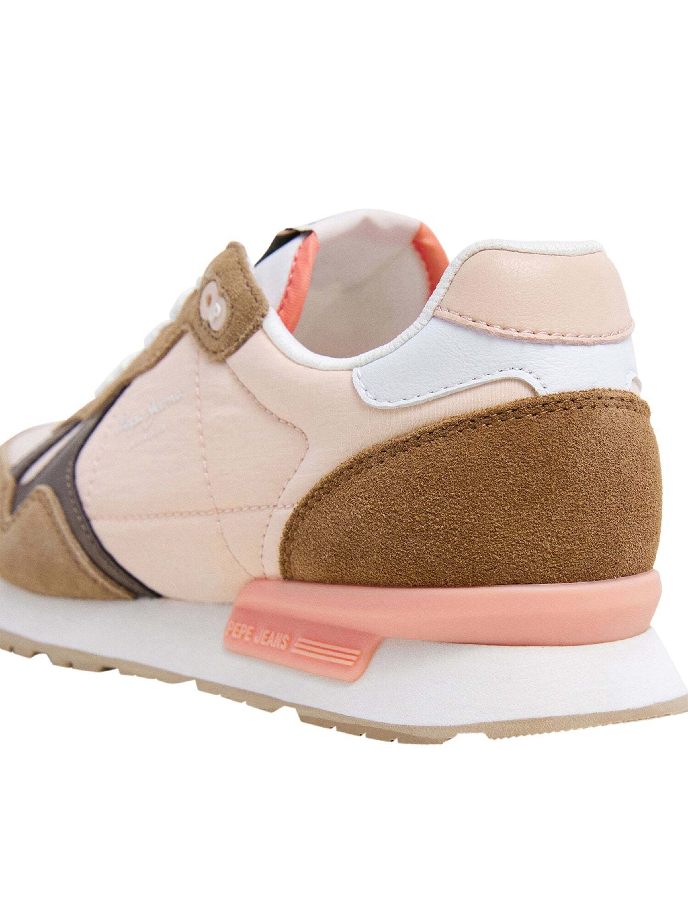 Pepe Jeans Sneakers laag 'Brit Camp' in Beige