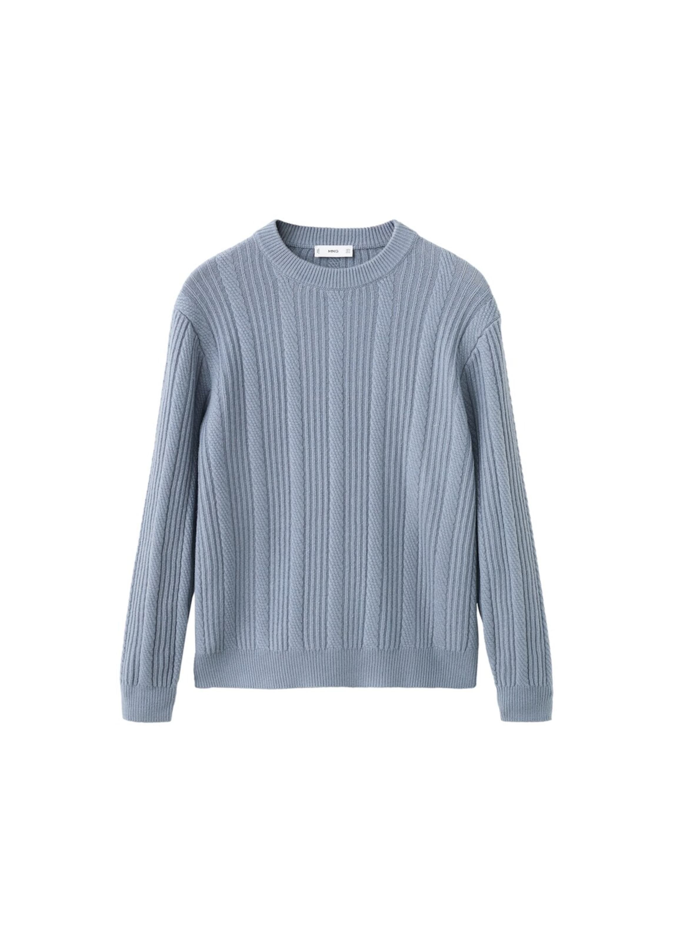 MANGO MAN Pullover 'Marina' in Blau: Vorderseite