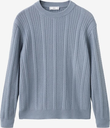 MANGO MAN Pullover 'Marina' in Blau: Vorderseite