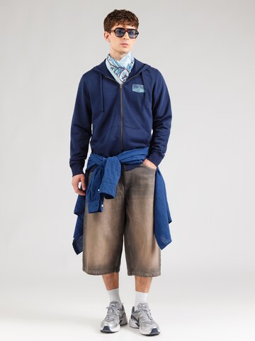 WRANGLER Ζακέτα φούτερ σε μπλε