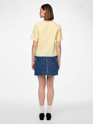 PIECES Bluse 'PCTessa' in Gelb