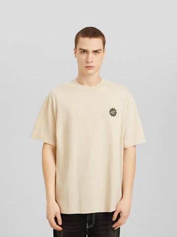 Bershka T-shirt i beige