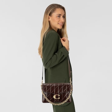 Sac bandoulière COACH en marron : devant