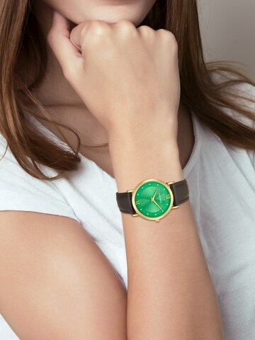 Orologio analogico di Eastside in marrone