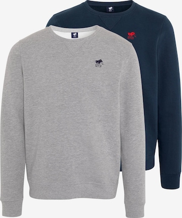 Polo Sylt Sweatshirt 'Basic' in Grau: Vorderseite