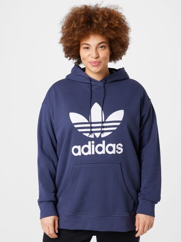 ADIDAS ORIGINALS Sweatshirt in Blauw: voorkant