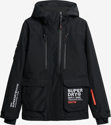 Superdry Outdoorjas 'Ultimate Rescue' in Zwart: voorkant