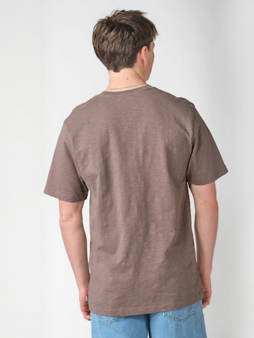 Klitmøller Collective Regular fit Overhemd ' Leon ' in Beige