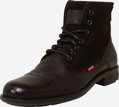 LEVI'S Bottines à lacets 'FOWLER 2.0' en brun foncé, Vue avec produit