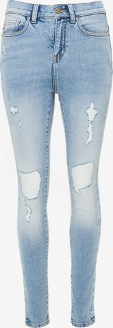 BIG STAR Skinny Jeans 'Adela' in Blauw: voorkant