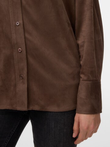 VERO MODA Bluse 'VMKatty' i brun