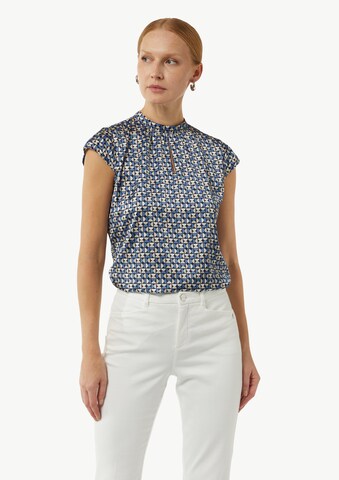 COMMA Blouse in Blue: front