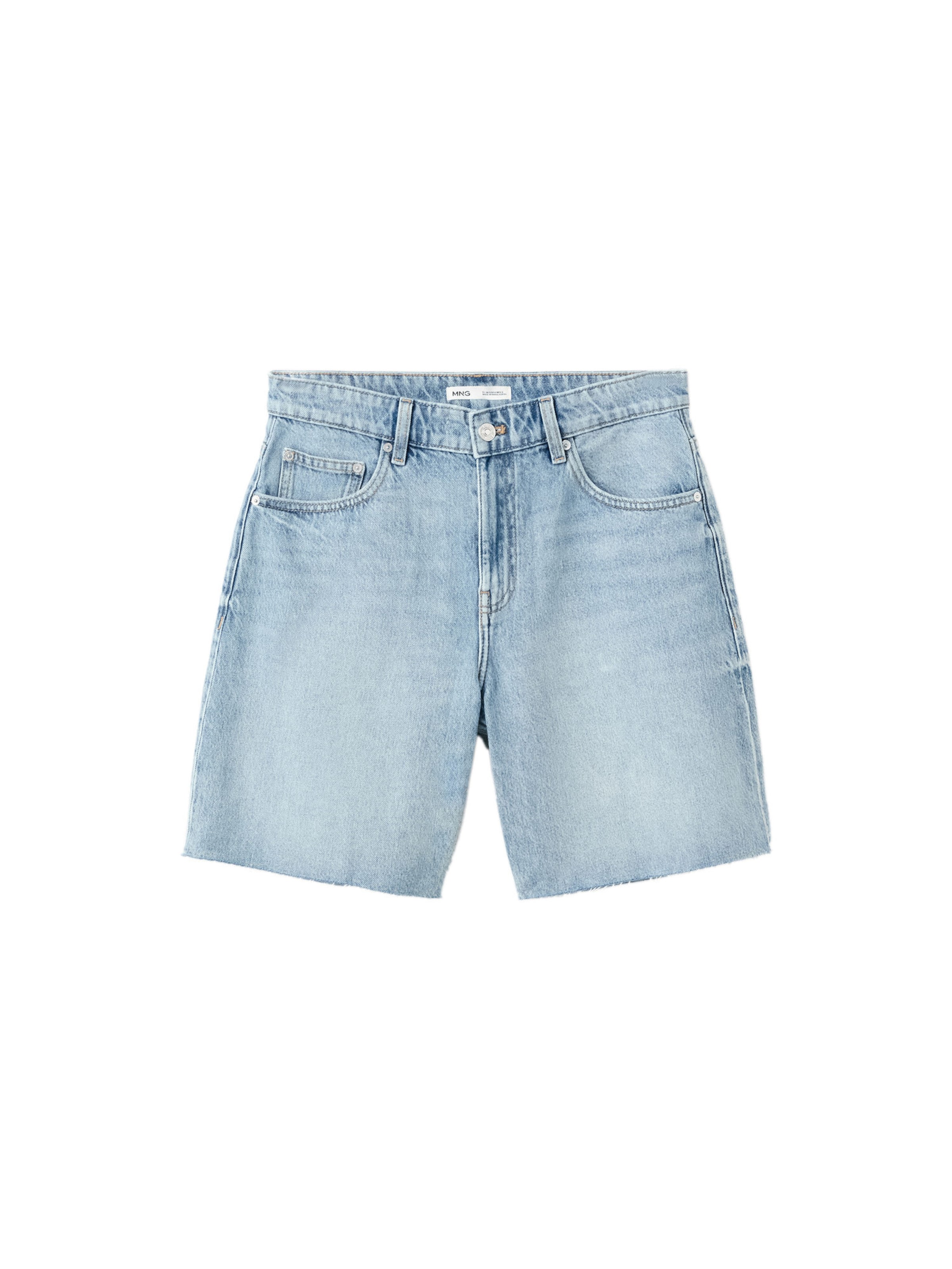 MANGO Loosefit Jeans 'ANNE' i blå: framsida