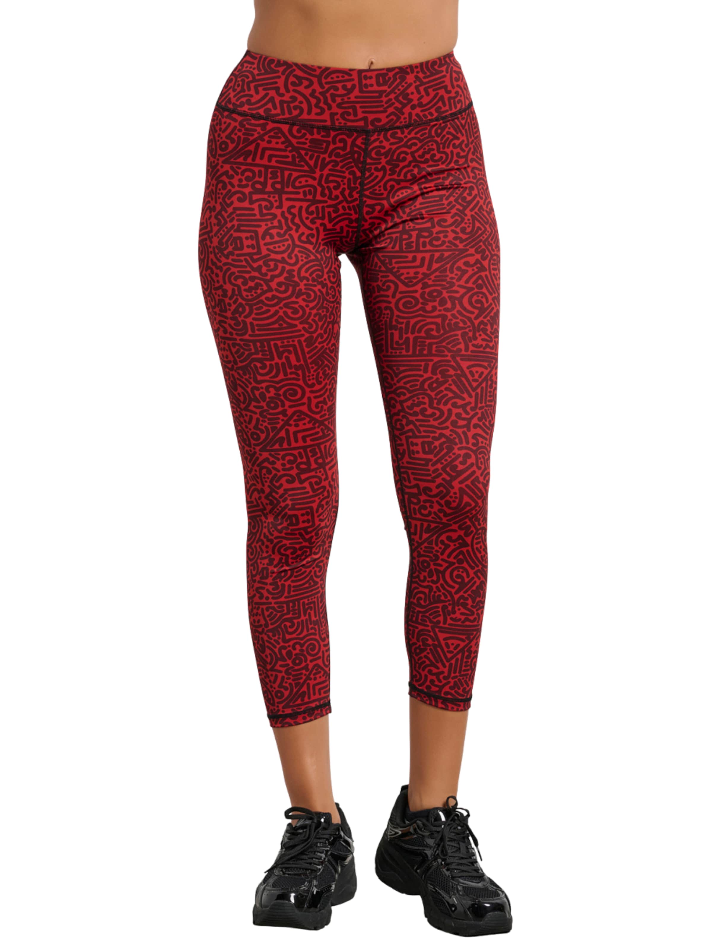 Bdtk Skinny Leggings in Red: front