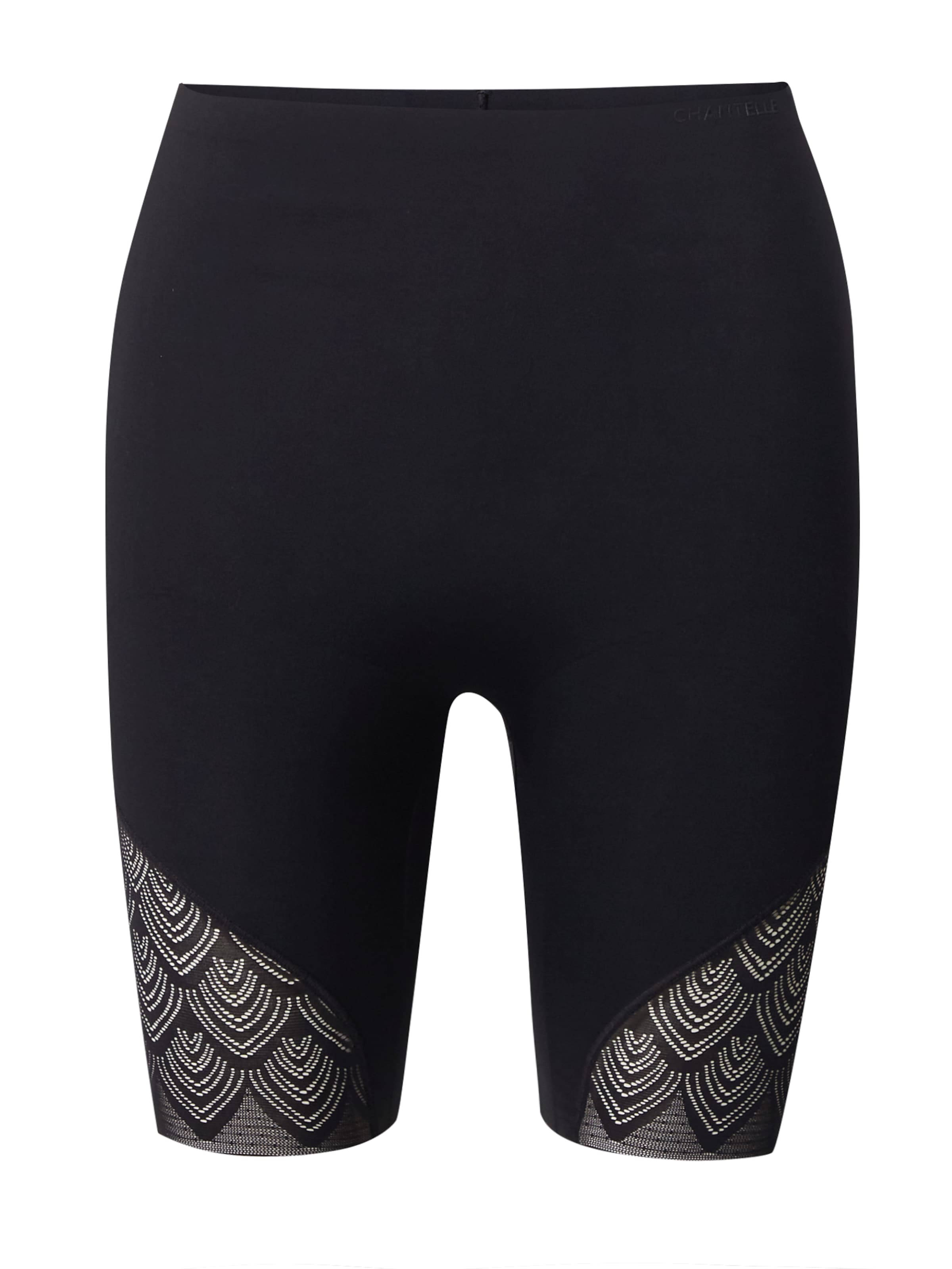 Chantelle Оформящ клин в черно: отпред