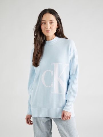 Calvin Klein Jeans Sweater in Blue: front