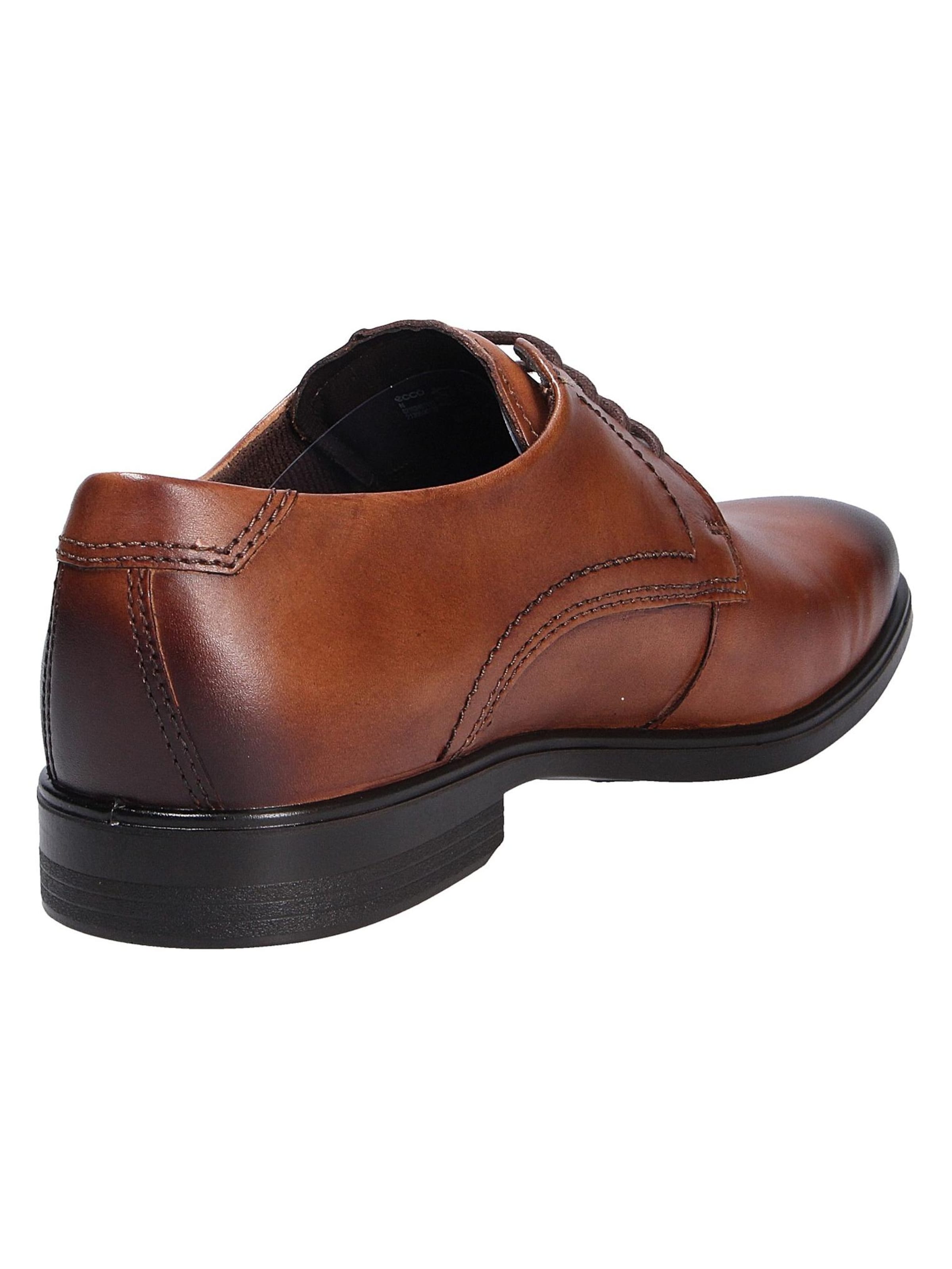 ECCO Schnürschuh 'Melbourne' in Braun