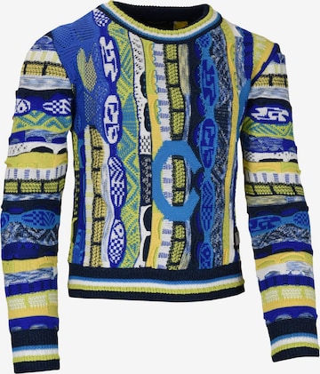 Carlo Colucci Sweater 'Casazza' in Mixed colors: front