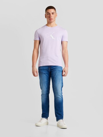 lillā Calvin Klein Jeans T-Krekls