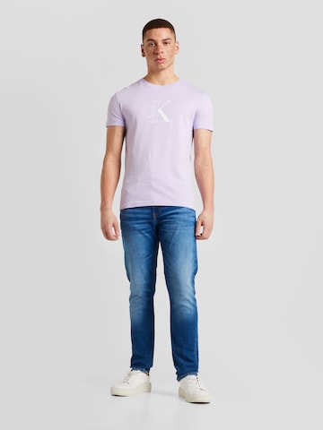 Calvin Klein Jeans - Camiseta en lila