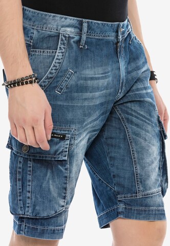 CIPO & BAXX Regular Jeans-Shorts 'ELOY' in Blau